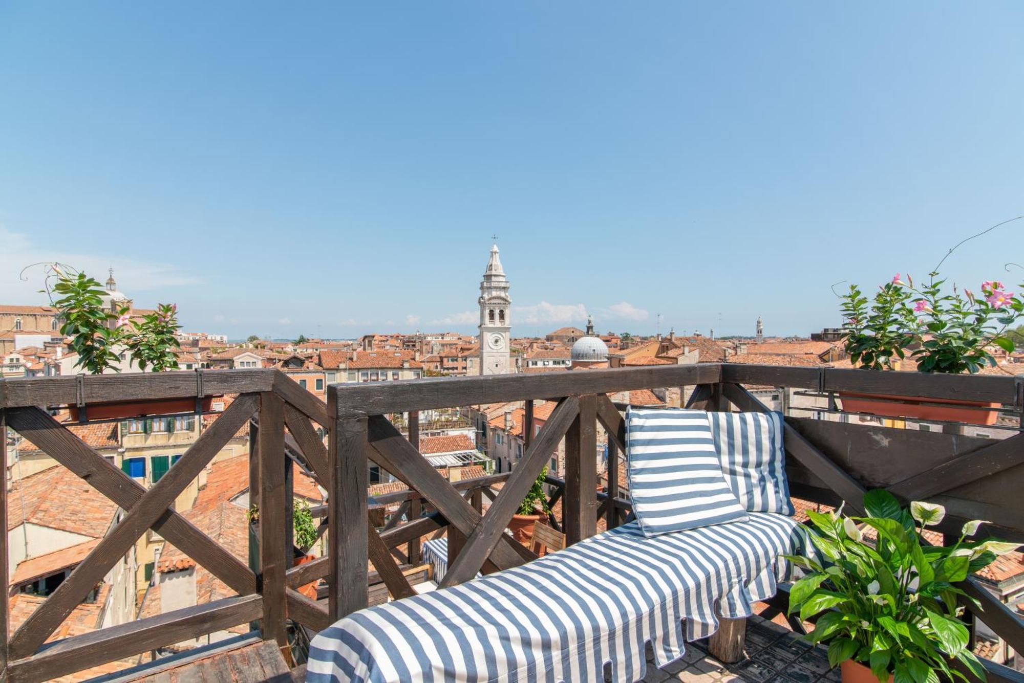 Penthouse With Rooftop Terrace And 360 Views Of Venice - Venice5Th Eksteriør bilde